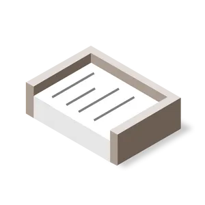 Isometric Paper Tray Icon