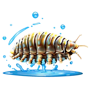 Isopod In Water Png 06292024 PNG image