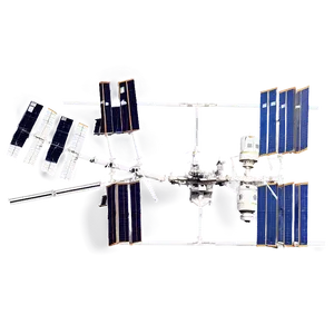 Iss Surrounded By Stars PNG 06282024 PNG