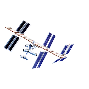 Iss Surrounded By Stars PNG Yfw76 PNG
