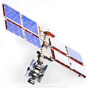 Iss With Solar Panels Extended Png 06282024 PNG image