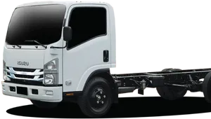 Isuzu Commercial Lorry Cab Chassis PNG image