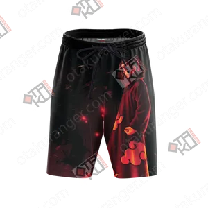 Itachi Uchiha Printed Shorts PNG image