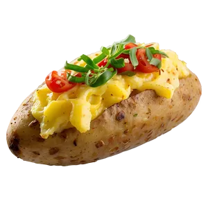 Italian Baked Potato PNG 9