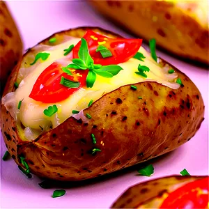 Italian Baked Potato PNG Ikp