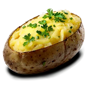 Italian Baked Potato PNG Jnu