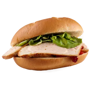 Italian Chicken Sandwich PNG Ruq82