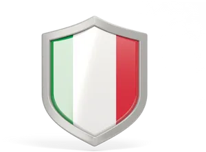 Italian Flag Shield Design PNG image