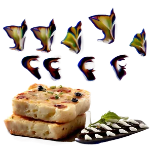 Italian Focaccia Bread PNG Uvy18