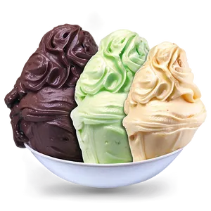 Italian Gelato Flavors PNG Lcs8 PNG