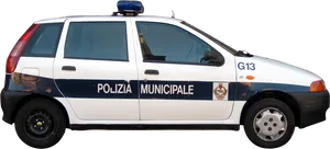 Italian_ Municipal_ Police_ Car_ G13 PNG image