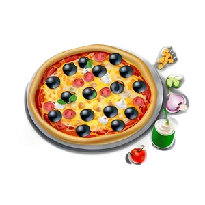 Italian Pizza Vector Png Uld PNG image