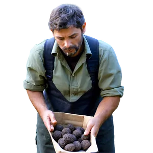 Italian Truffle Hunting PNG Tih