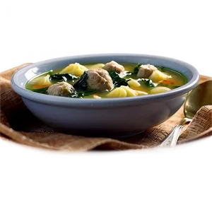 Italian Wedding Soup PNG 05242024