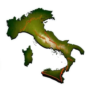 Italy Map Png 50 PNG image