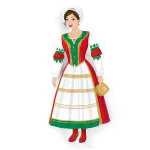 Italy Traditional Costume PNG 18 PNG