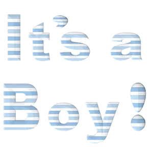 Its A Boy Announcement