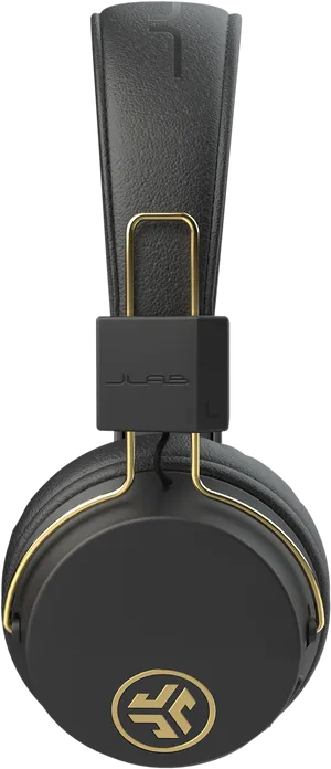 J Lab Over Ear Headphones Black PNG image