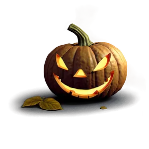 Jack O Lantern In Dark PNG Cnf