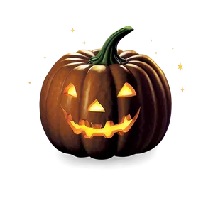 Jack O Lantern In Night Sky PNG Dxm17