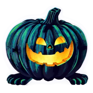 Jack O Lantern With Cat PNG 05252024