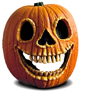 Jack O Lantern With Skeleton PNG Liq