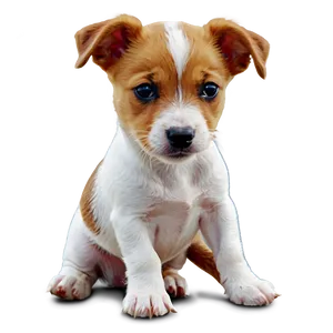 Jack Russell Puppy Sitting Png 06292024 PNG image