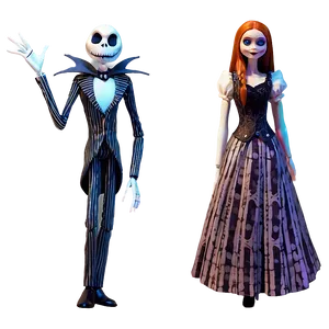 Jack Skellington And Sally Png Txj91 PNG image