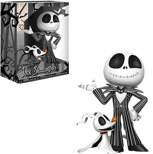 Jack Skellington Figureand Packaging PNG image