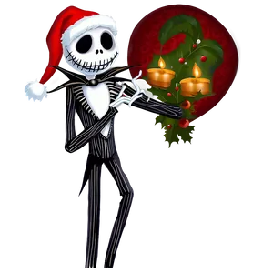 Jack Skellington Santa A PNG image