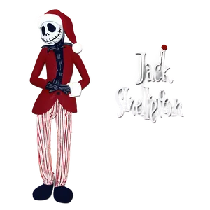 Jack Skellington Santa Gift PNG Flk