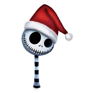 Jack Skellington Santa Hat PNG 06292024