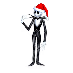 Jack Skellington Santa Hat PNG Gcr53