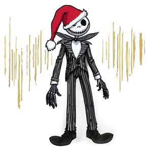 Jack Skellington Santa Mischief PNG Frj