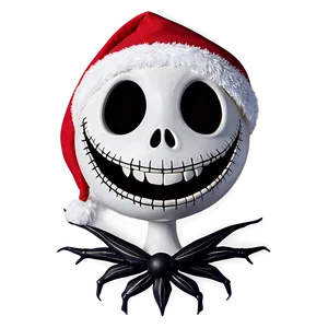 Jack Skellington Santa Smile PNG Fhf