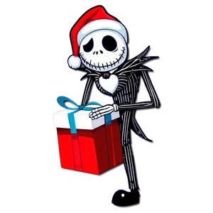 Jack Skellington Santa Surprise PNG 3
