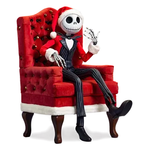Jack Skellington Santa Throne PNG Pne74 PNG