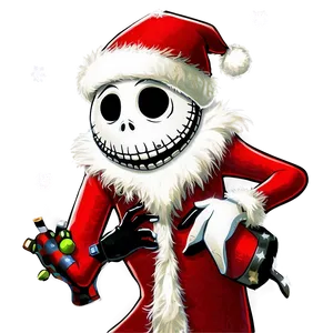 Jack Skellington Santa Workshop PNG Nur68 PNG
