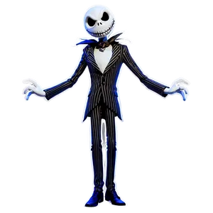Jack Skellington Silhouette PNG 05062024 PNG