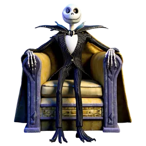 Jack Skellington Throne Png Lbq22 PNG image