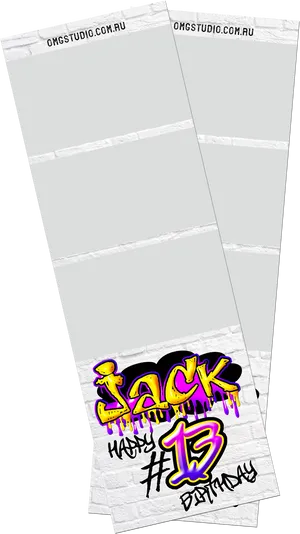 Jack15th Birthday Photobooth Strips PNG