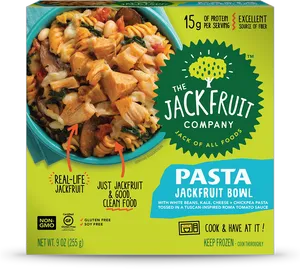 Jackfruit Pasta Bowl Frozen Meal Product