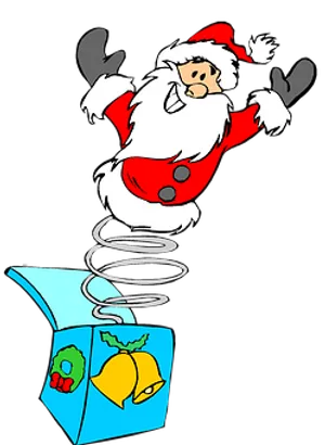 Jackinthe Box Santa Claus