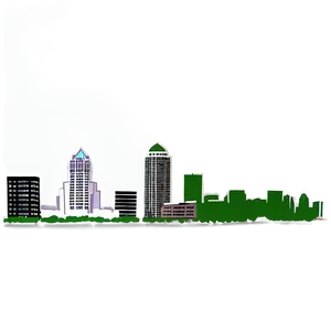 Jackson City Skyline Mississippi PNG 06252024 PNG