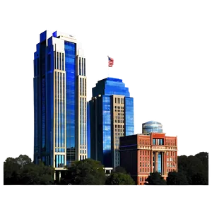 Jackson City Skyline Mississippi Png 06252024 PNG image