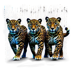 Jaguars Under Rain PNG 48 PNG