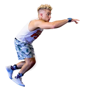 Jake Paul Action Pose PNG