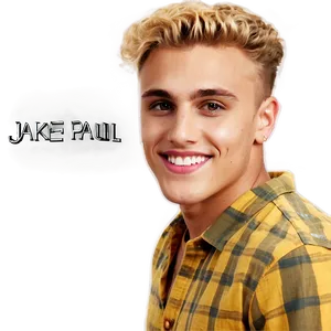 Jake Paul Smiling Portrait PNG image