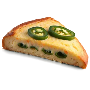 Jalapeno Cheese Bread Slice PNG Wct PNG