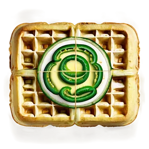 Jalapeno Cornbread Waffle PNG Cwc7